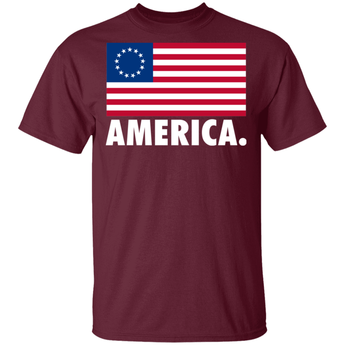 Betsy Ross Flag America Patriot T-Shirt