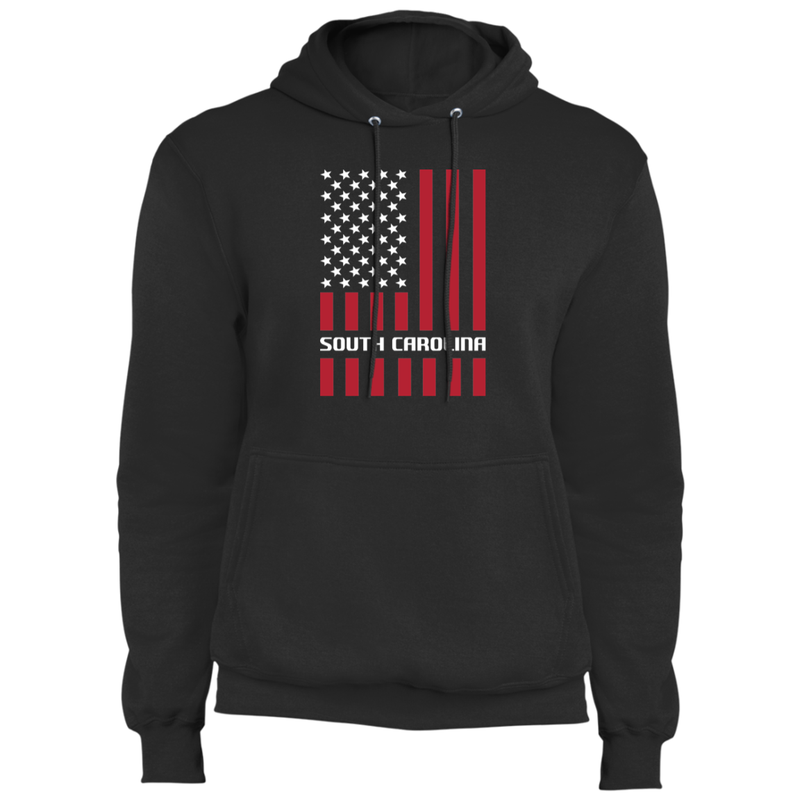 South Carolina American Flag USA Premium Pullover Hoodie