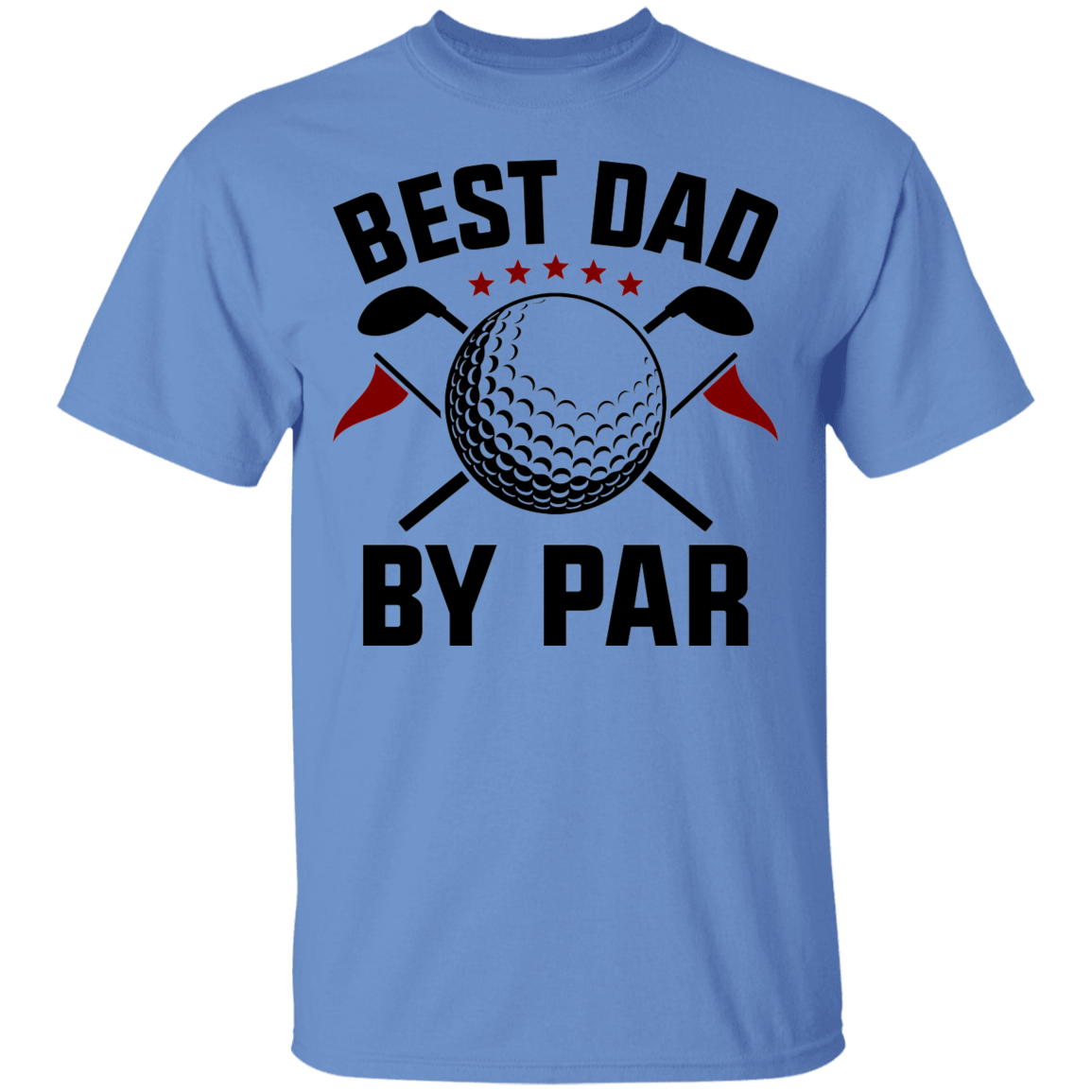 Best Dad By Par Funny Father Golfing T-Shirt