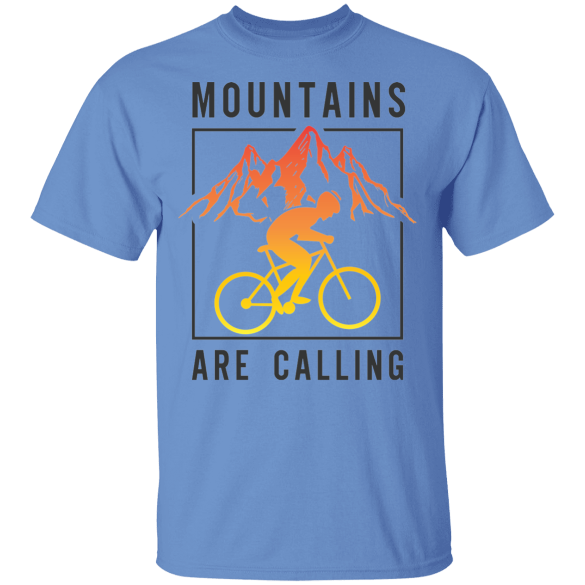 Mountains Are Calling Mountain Biking T-Shirt