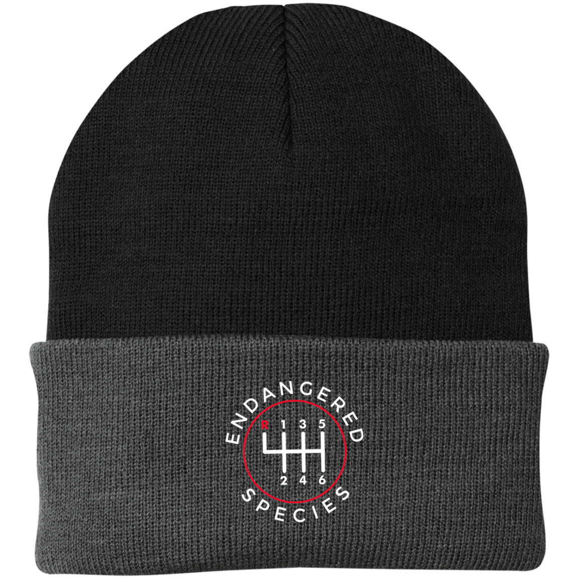Endangered Species Manual Stick Shift 6-Speed Beanie Cap