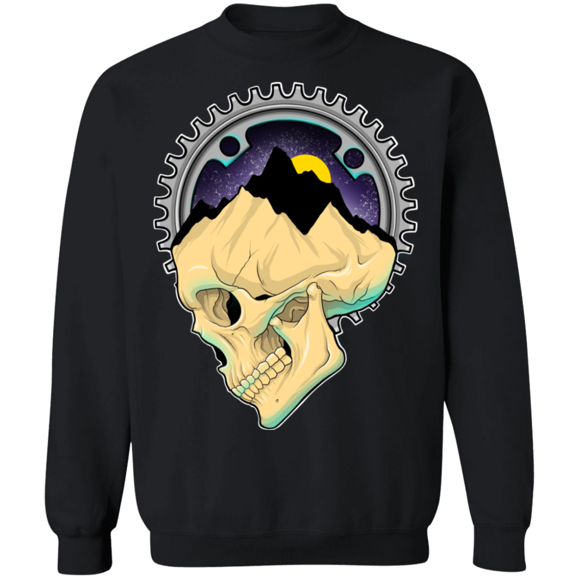 Gear Head Mountain Biking Crewneck Sweatshirt
