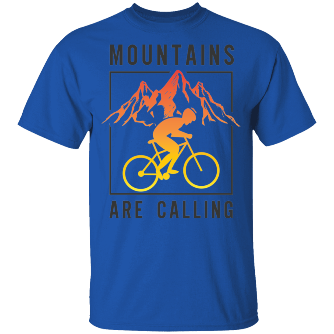 Mountains Are Calling Mountain Biking Youth T-Shirt