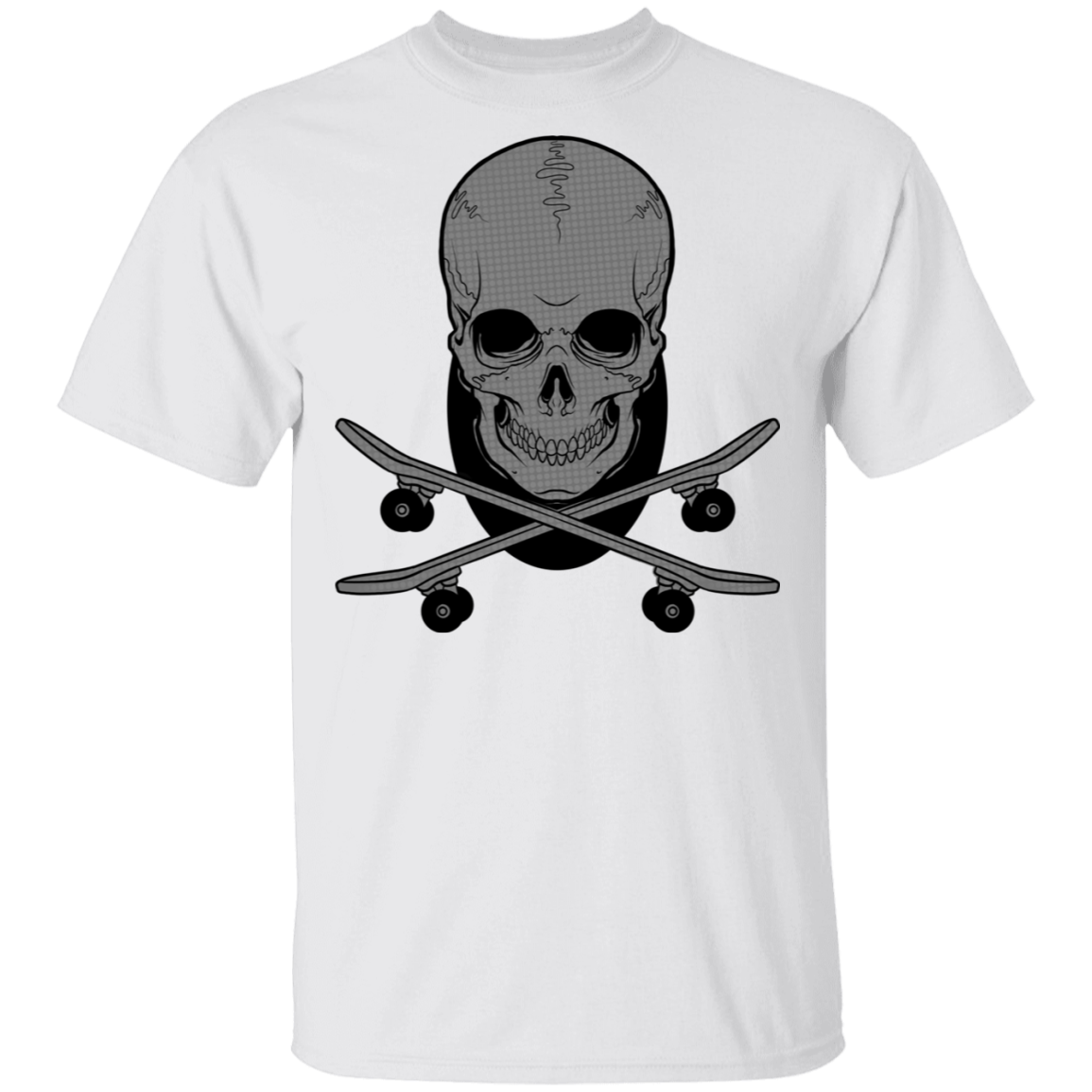 Skeleton Skateboarding Skateboard Shred T-Shirt