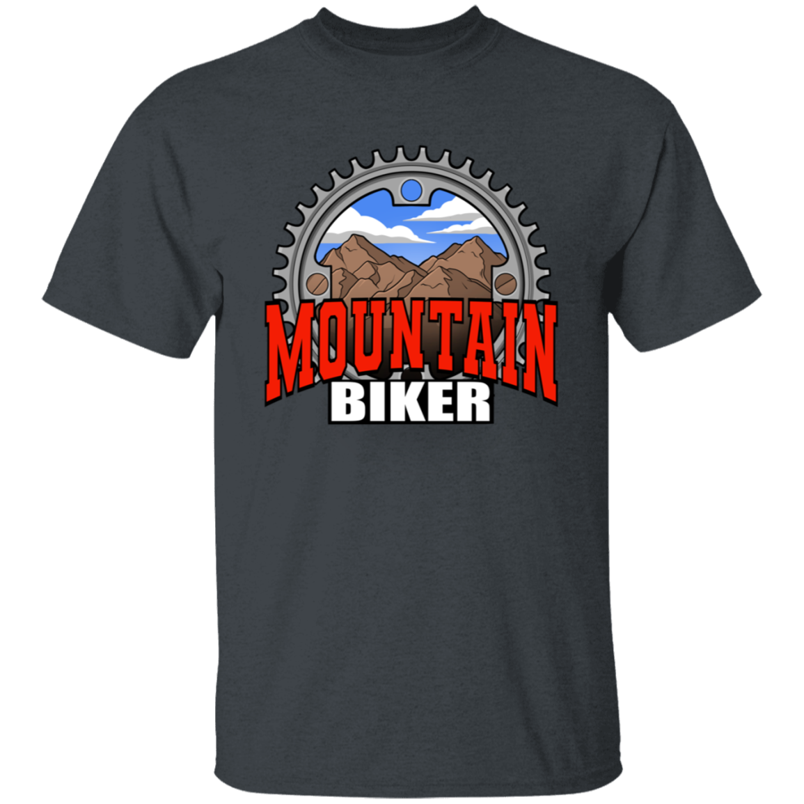 Mountain Biker Scenery T-Shirt