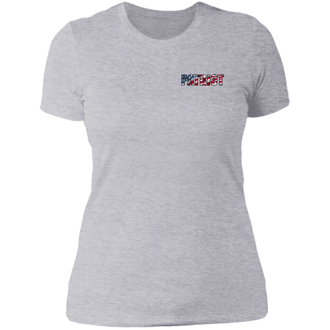 Patriot American Bald Eagle Women's Double Sided Boyfriend T-Shirt