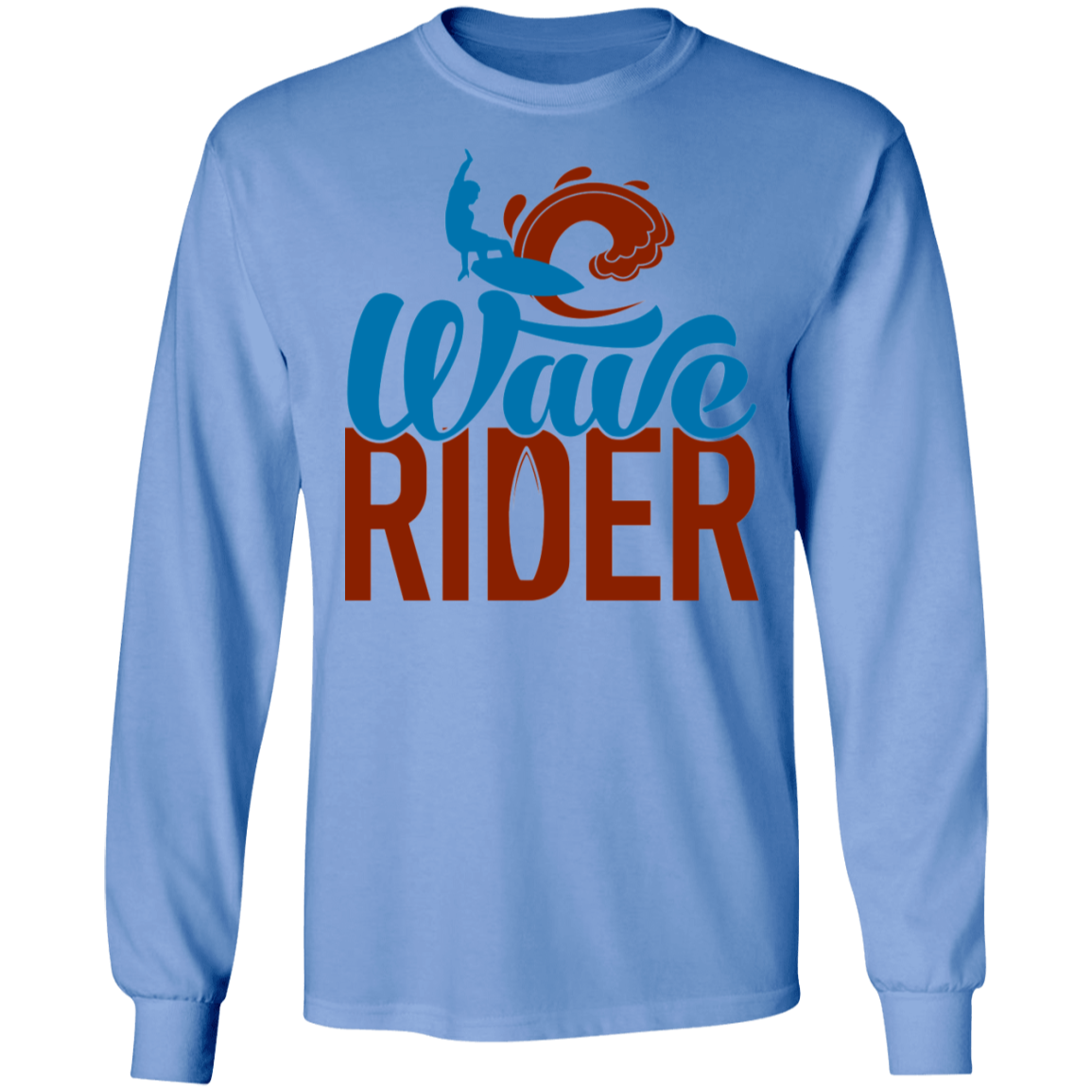 Wave Rider Surfing Long Sleeve T-Shirt