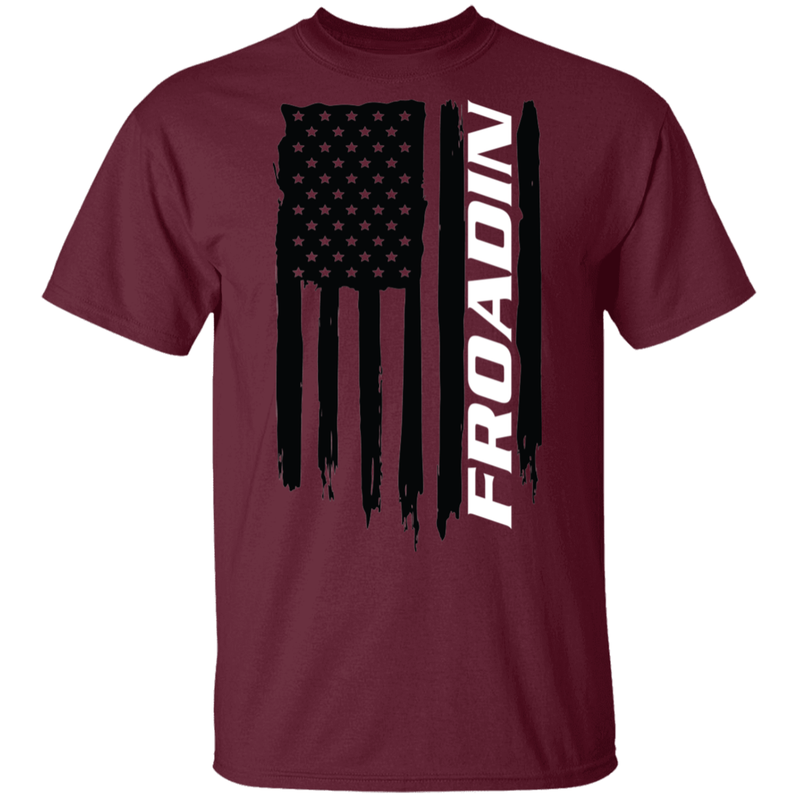Froadin Off-Road Desert American Flag T-Shirt