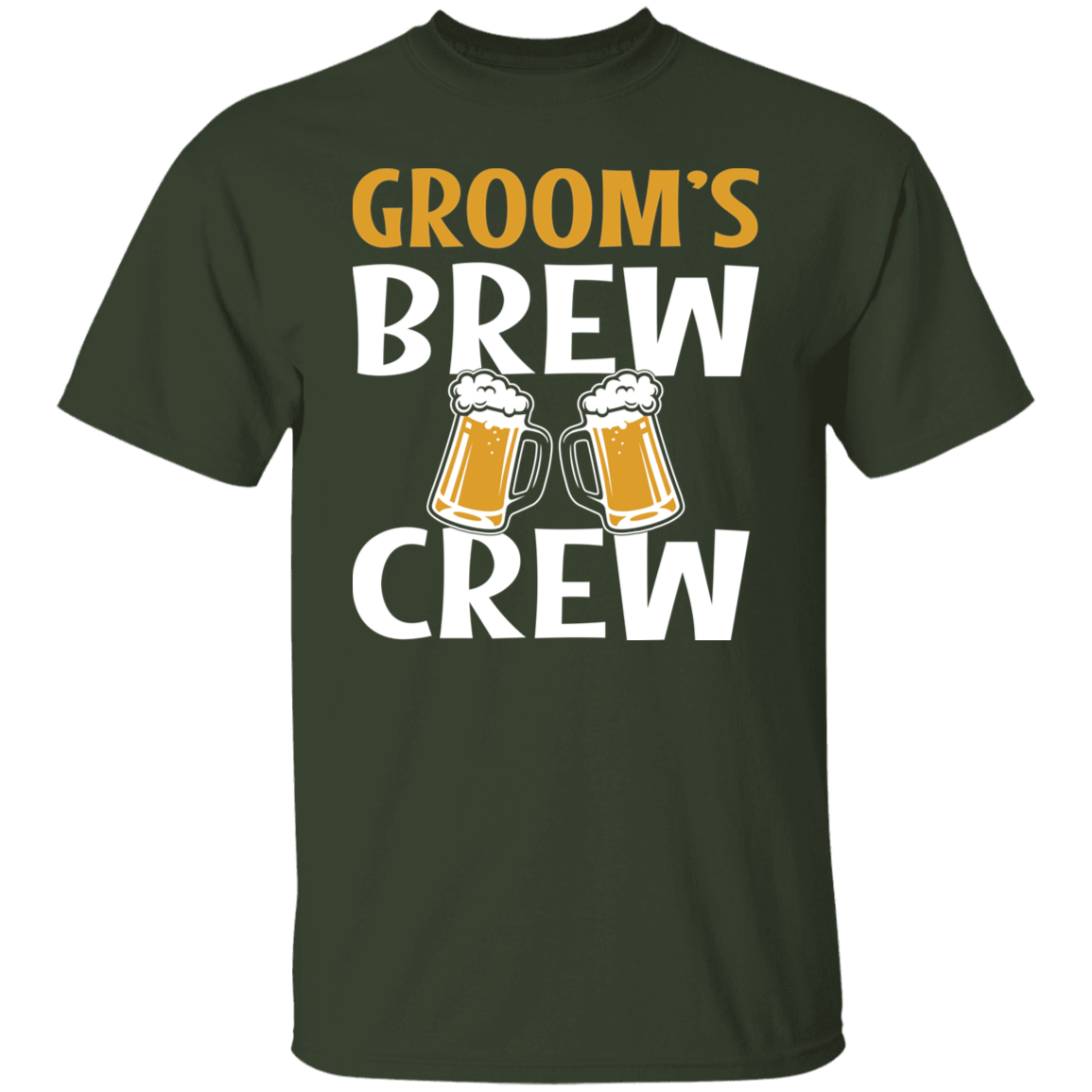 Bachelor Party Groom's Brew Crew Funny T-Shirt