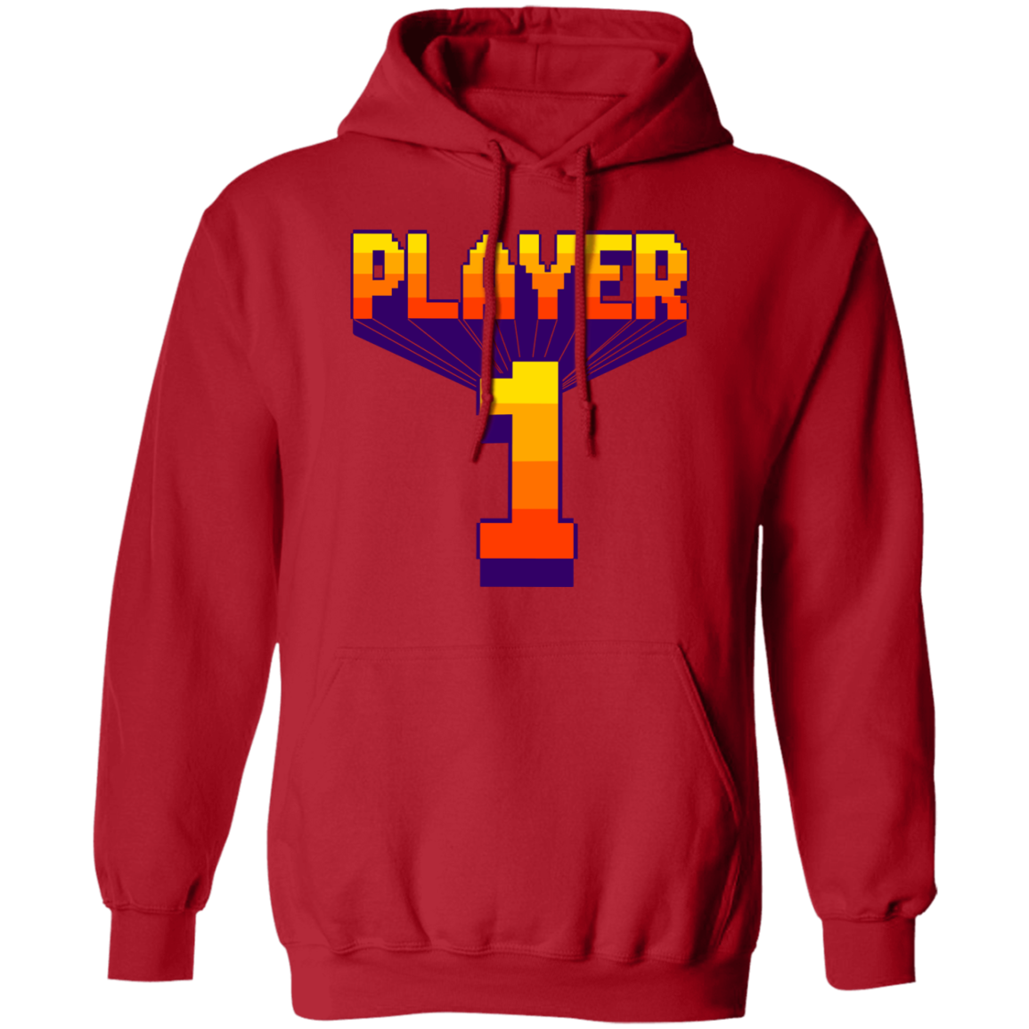 Player 1 Video Game Arcade Pullover Hoodie