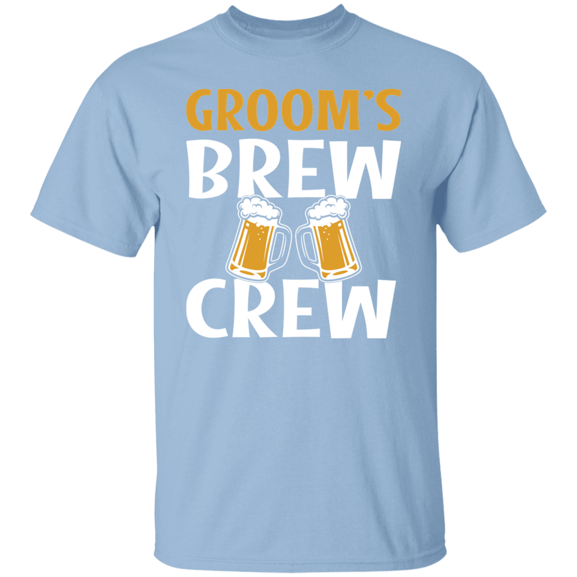 Bachelor Party Groom's Brew Crew Funny T-Shirt