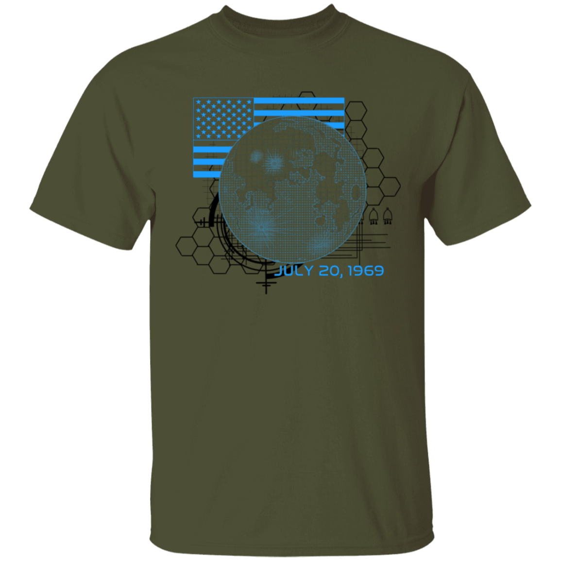 American 1969 Moon Landing Armstrong T-Shirt