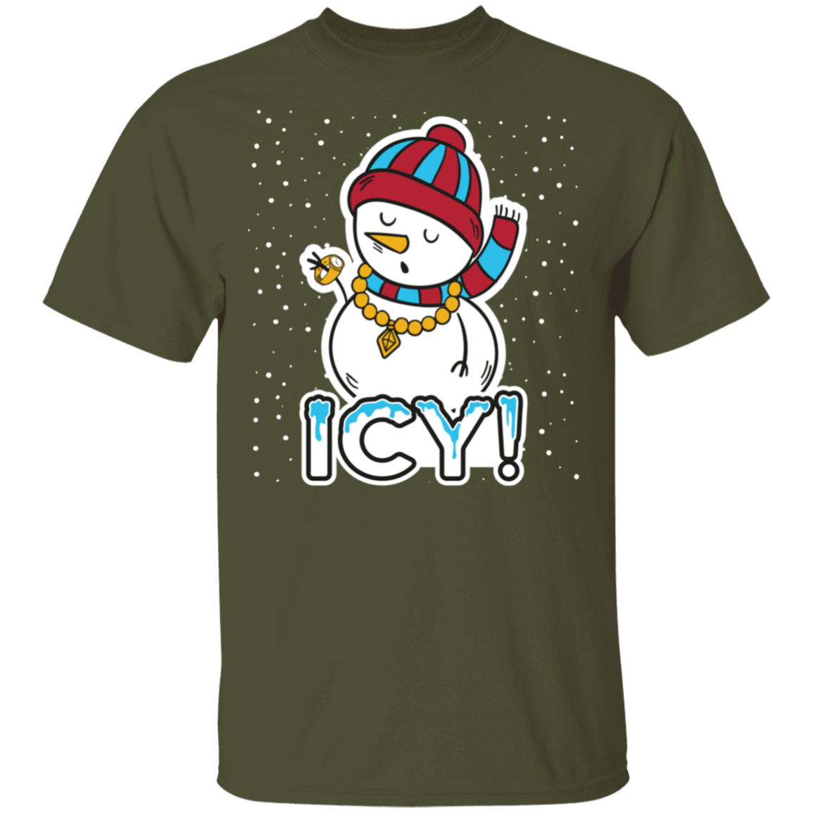 ICY! Snowman Ugly Christmas T-Shirt