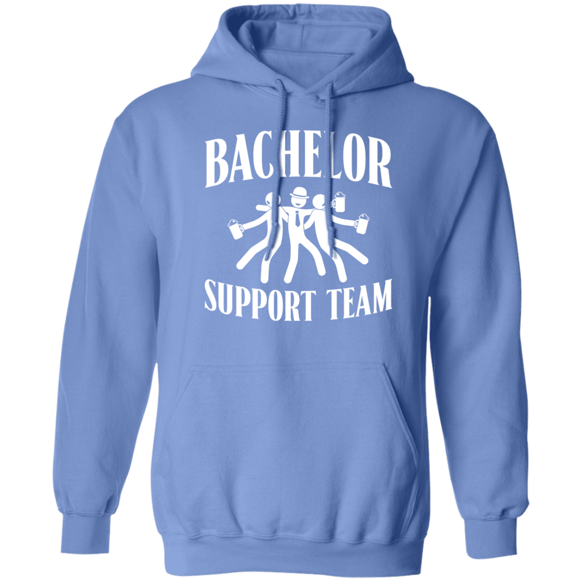 Bachelor Party Funny Support Team Hoodie