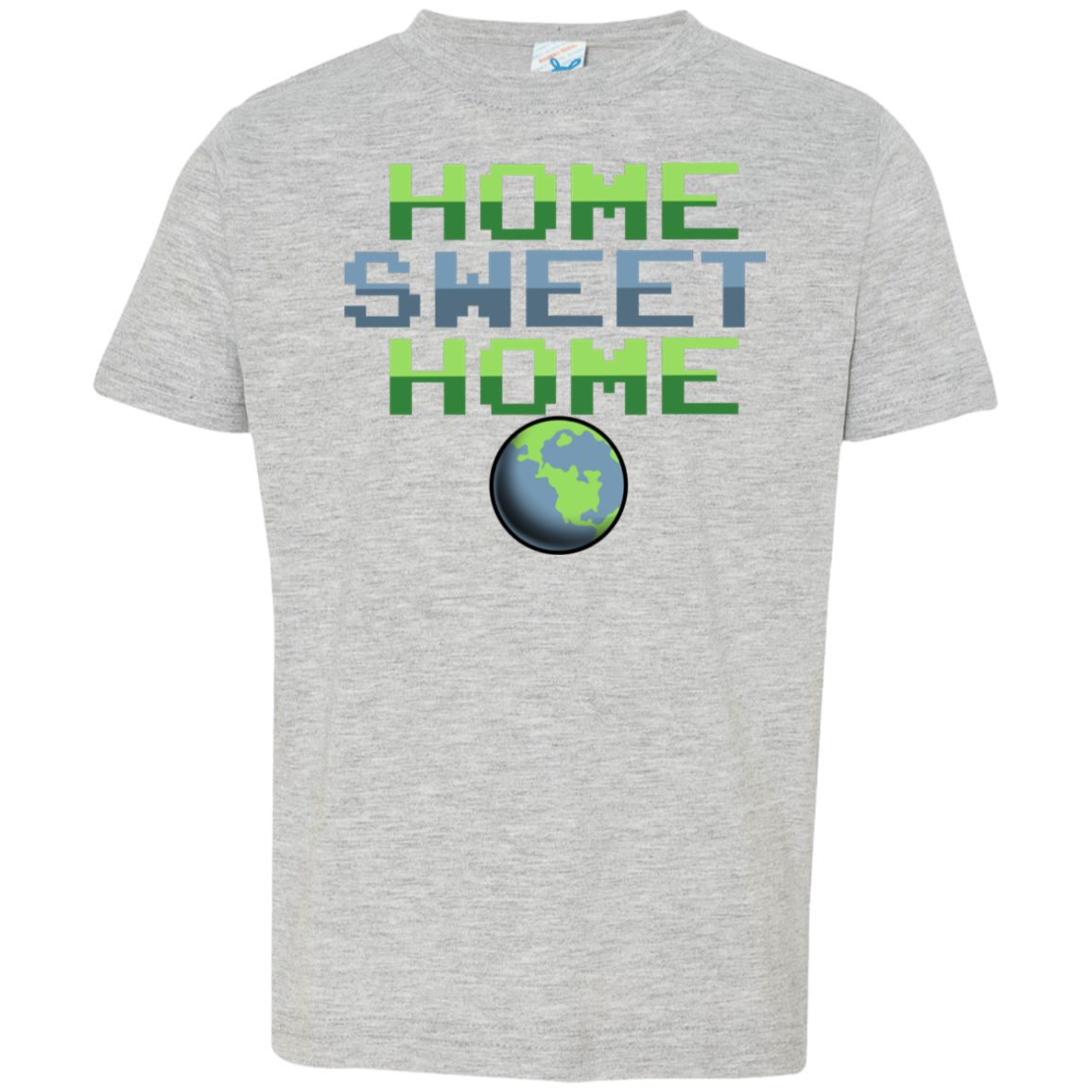 Toddler Space Planet Earth Home Sweet Jersey T-Shirt