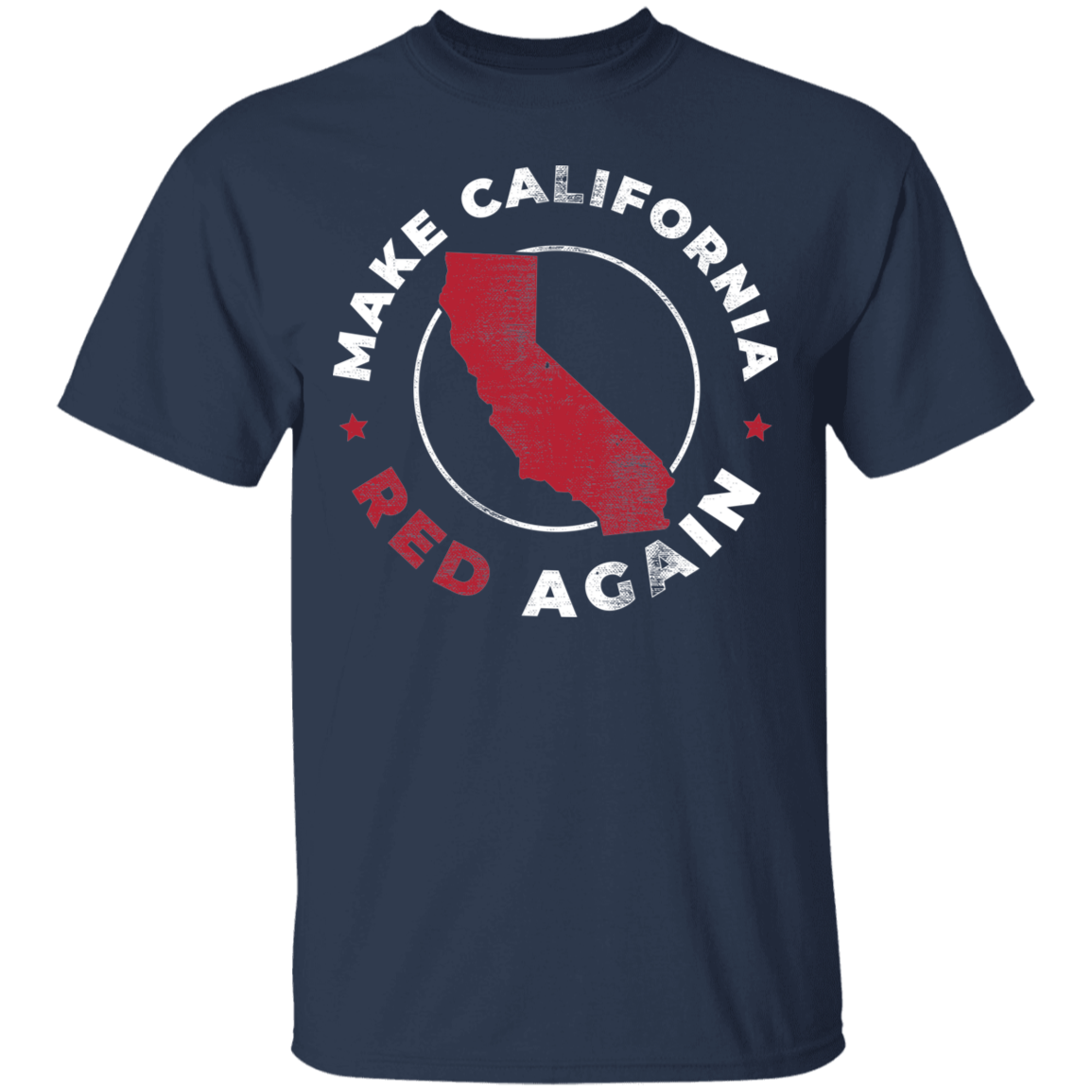 Make California Red Again Republican T-Shirt