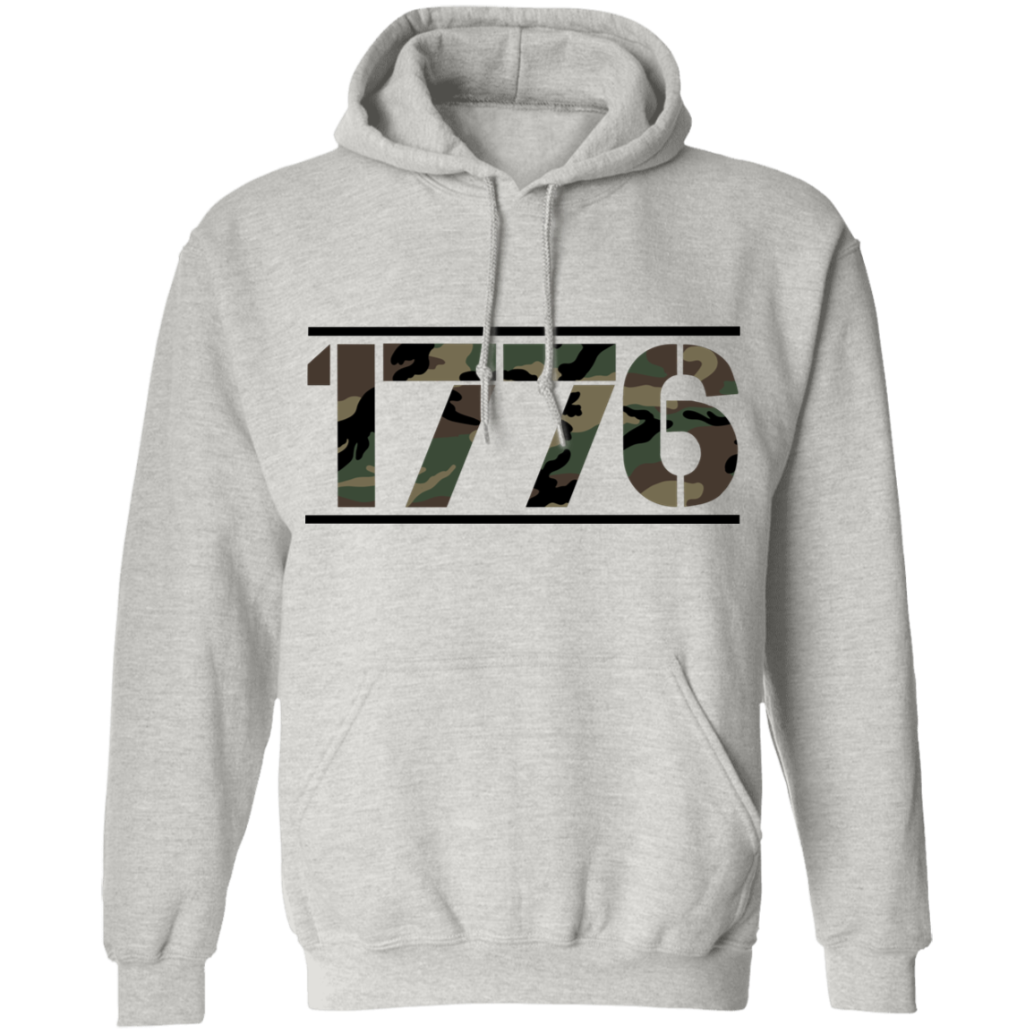 1776 American Camouflage Pullover Hoodie