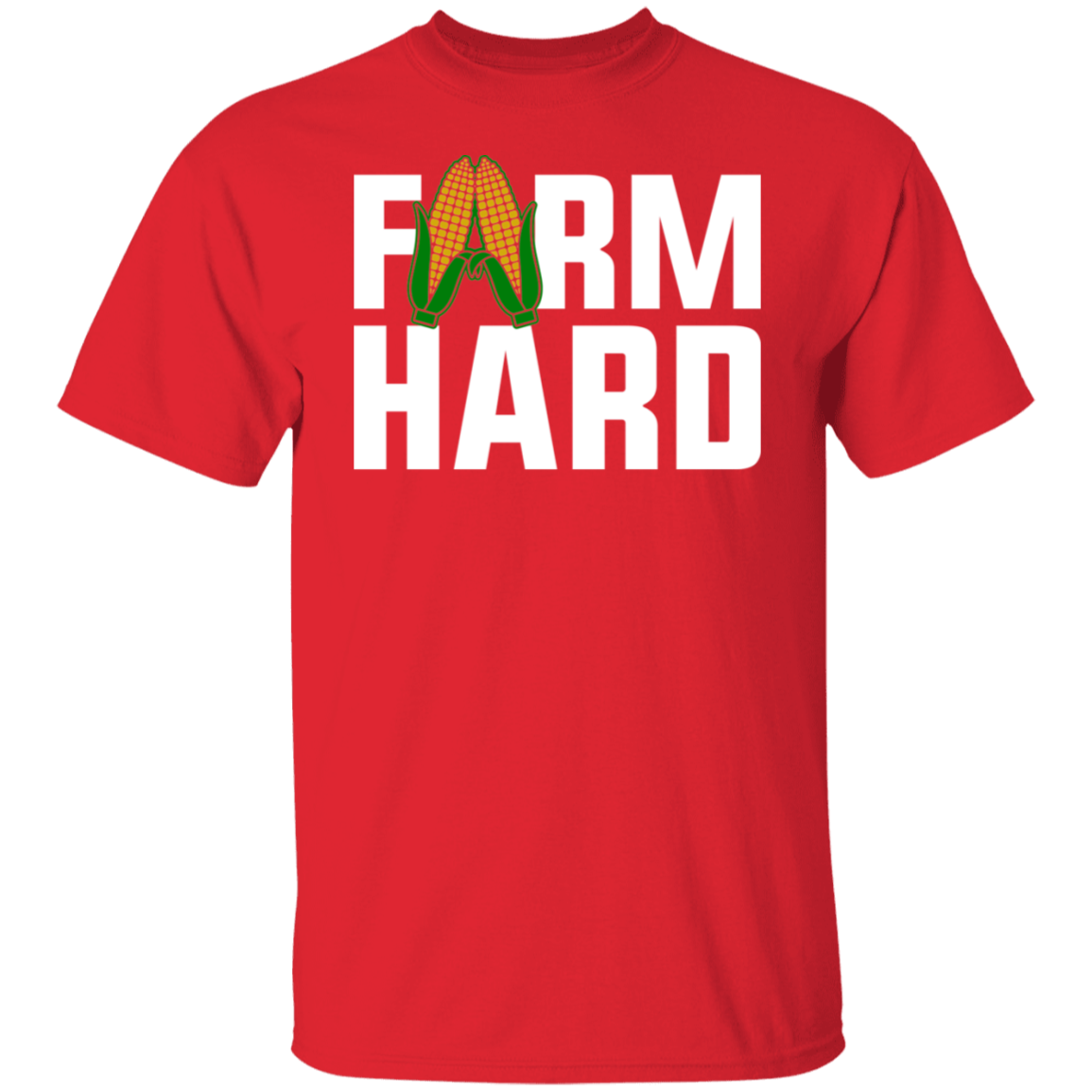 Farm Hard Funny Farming Shirt T-Shirt