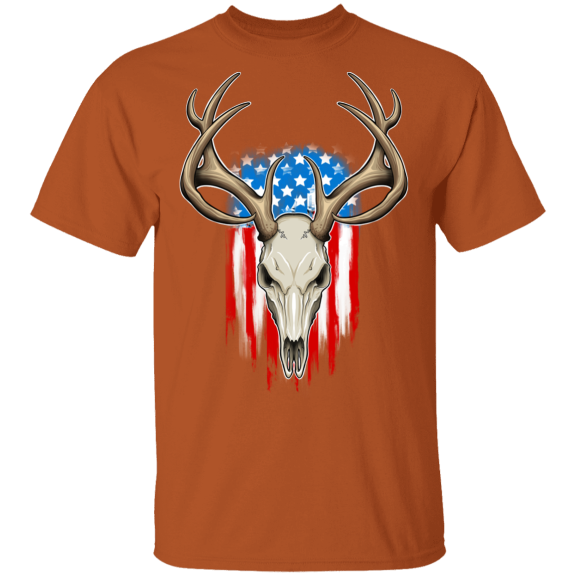 American Flag Hunting T-Shirt