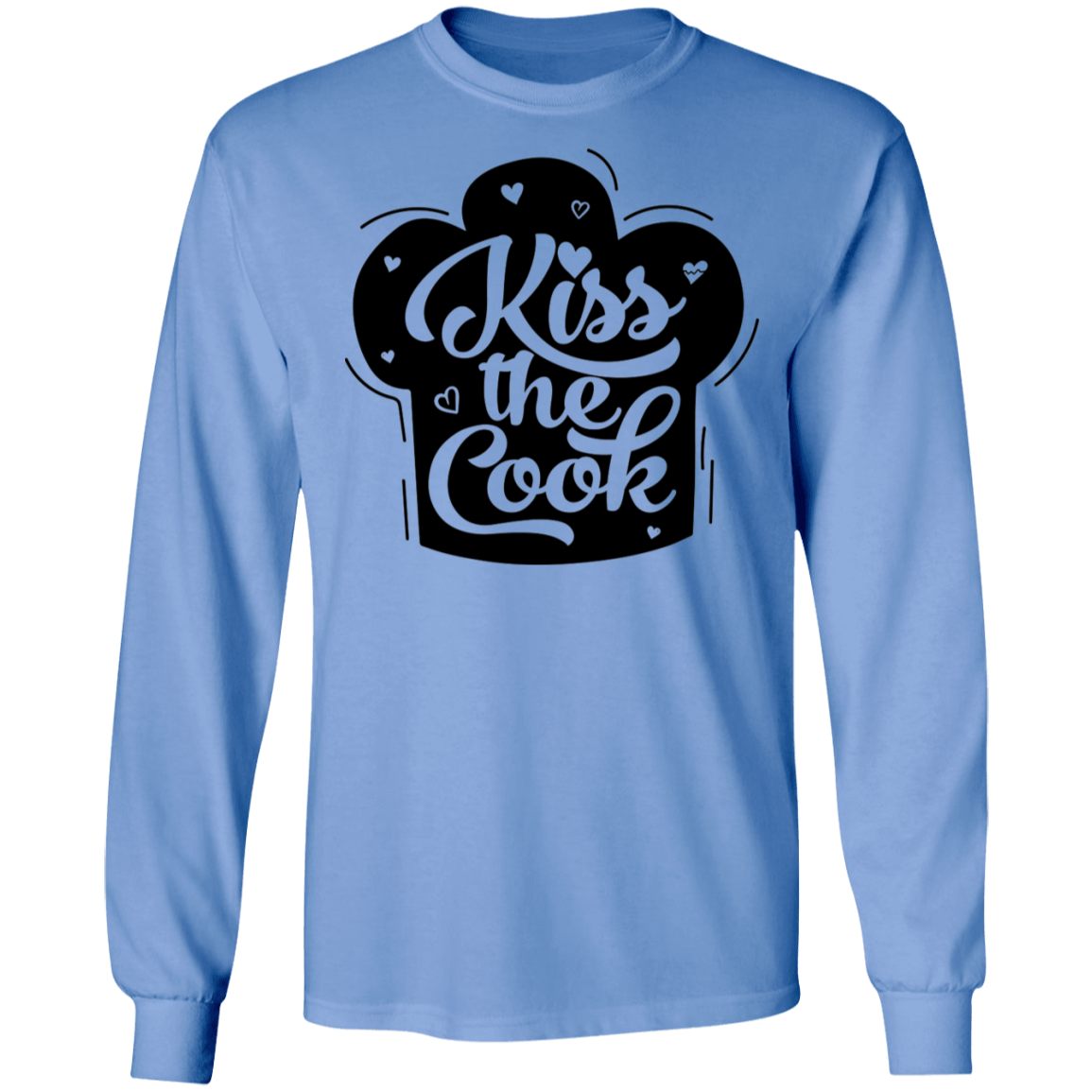 Kiss The Cook Chef Long Sleeve T-Shirt