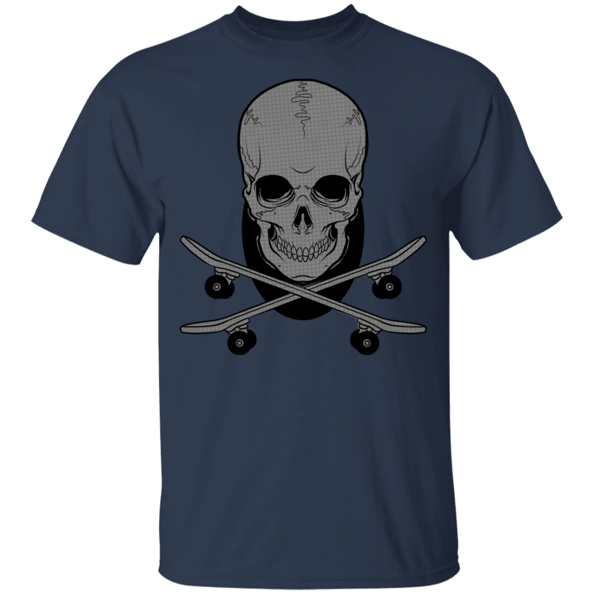 Skeleton Skateboarding Skateboard Shred Youth T-Shirt
