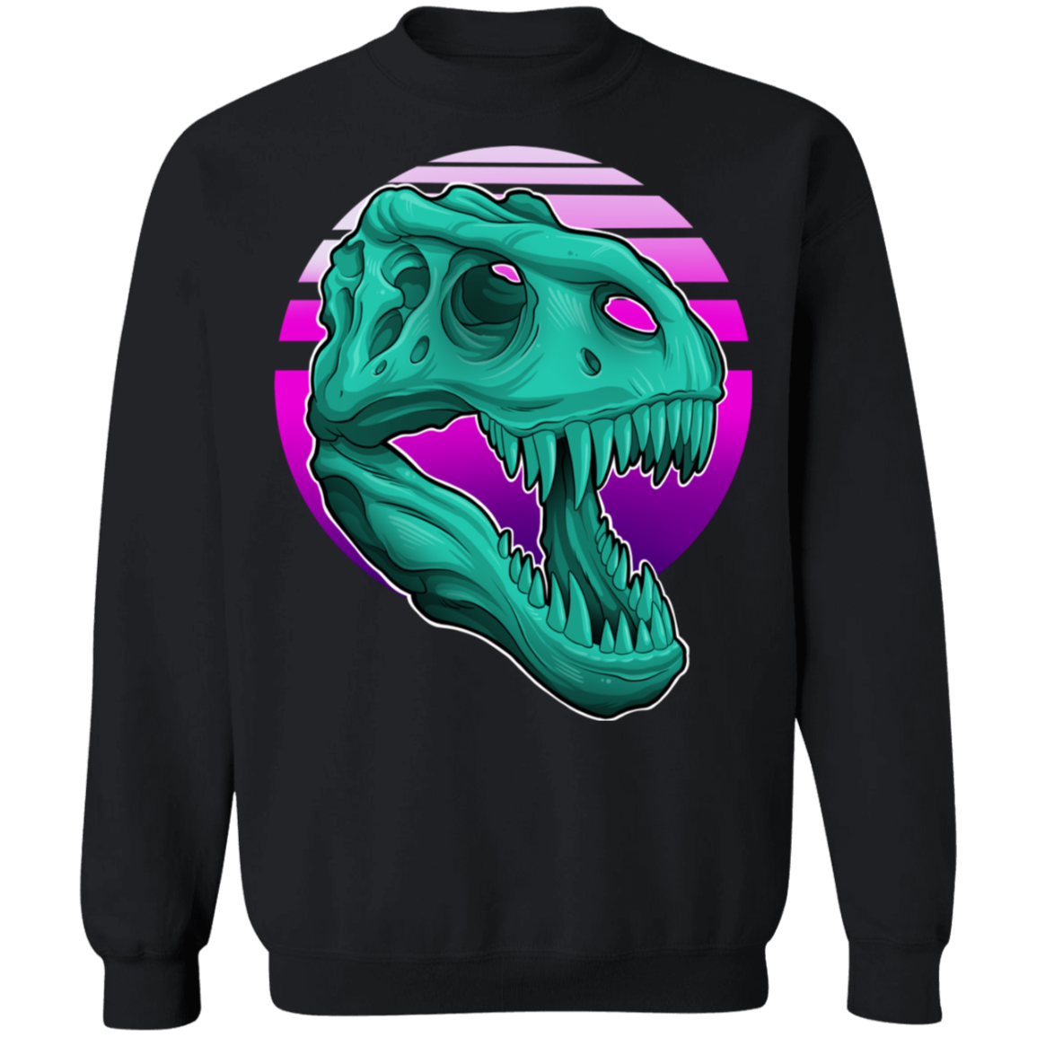 T-Rex Retro 80's Crewneck Sweatshirt