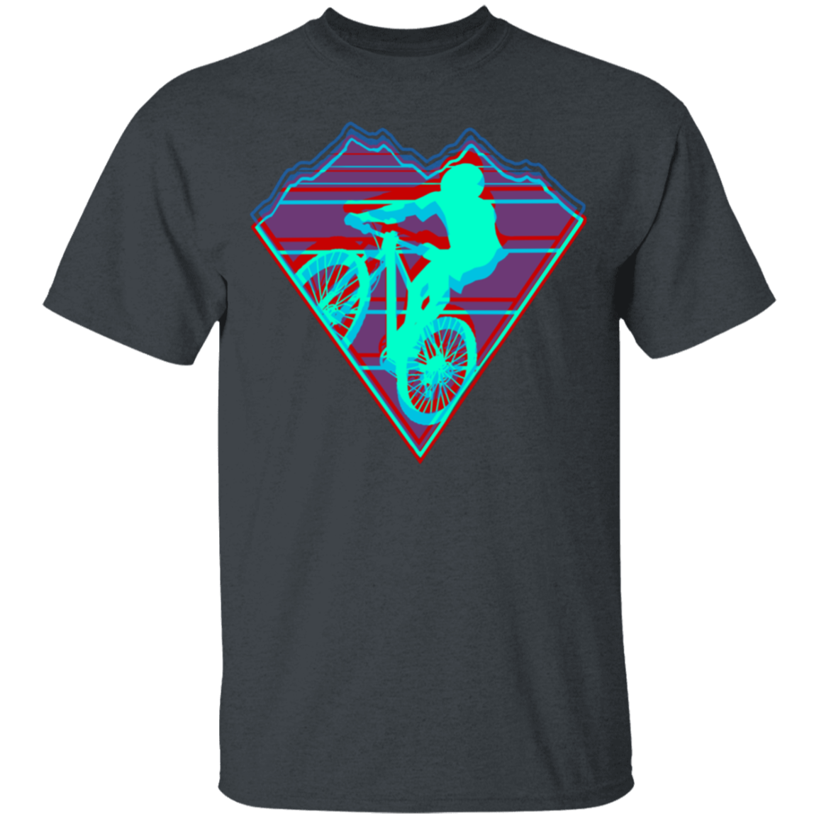 Retro Mountain Biker Youth T-Shirt
