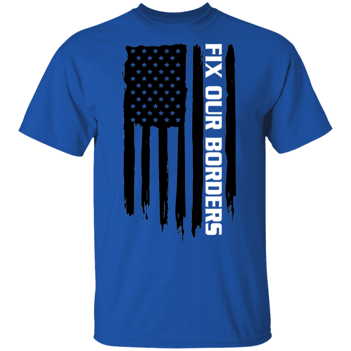 Fix Our Borders USA American Flag T-Shirt