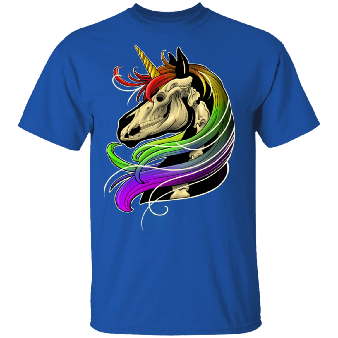 Rainbow Skeleton Unicorn T-Shirt