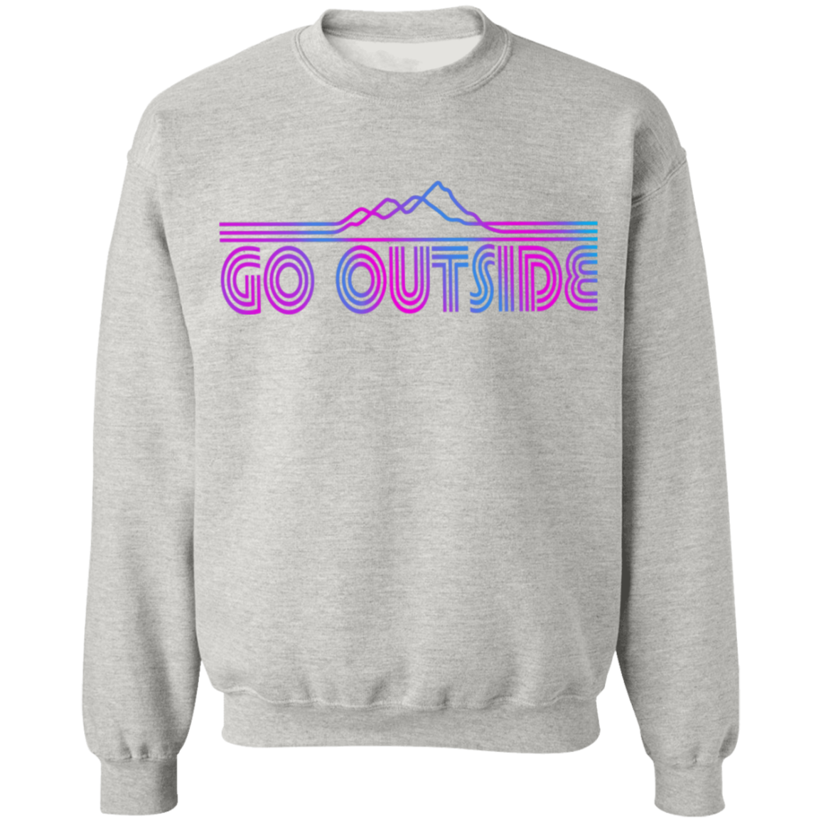 Go Outside Camping Nature Crewneck Sweatshirt