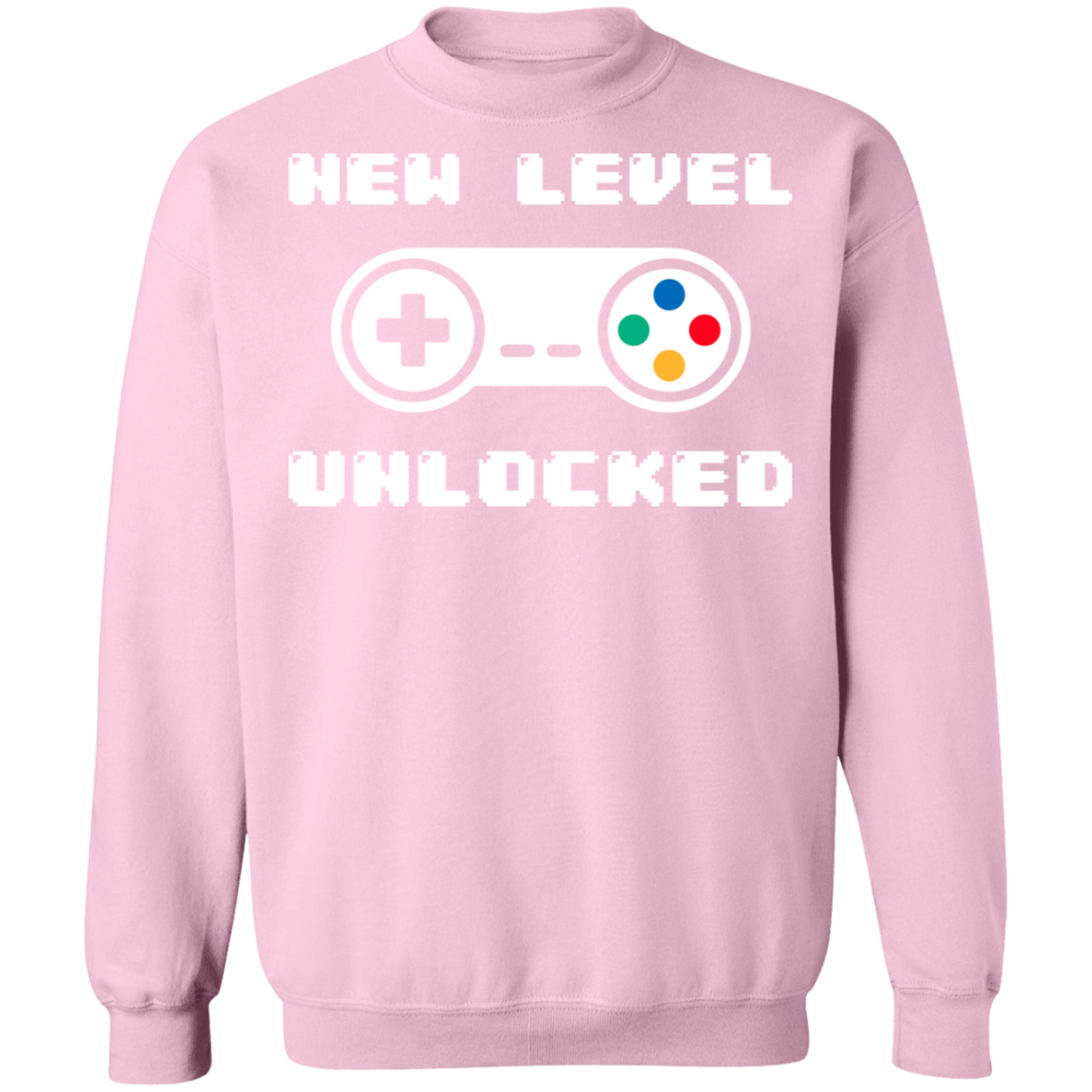 New Level Unlocked Gaming Crewneck Sweatshirt