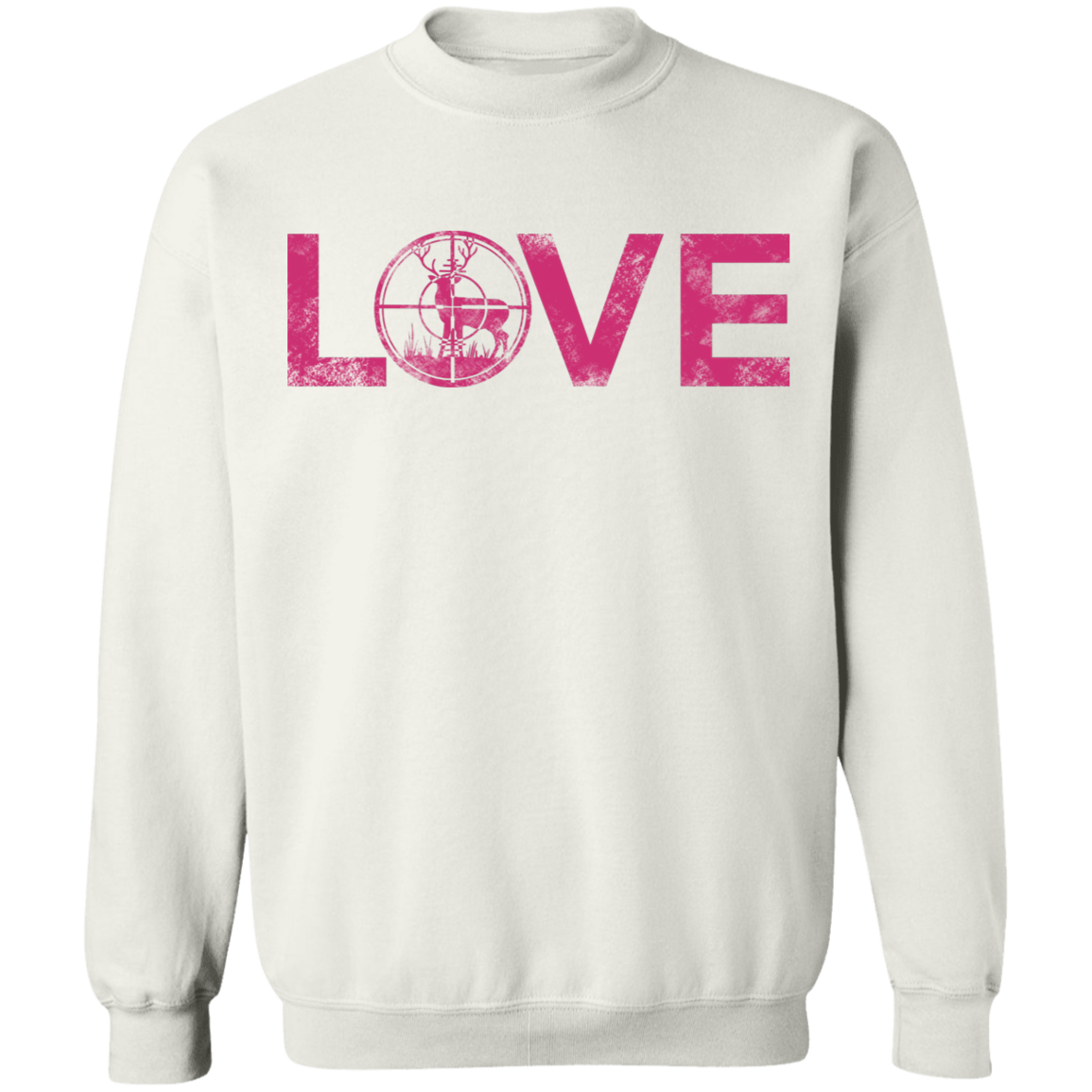 Love Hunting Hunter Pink Crewneck Sweatshirt