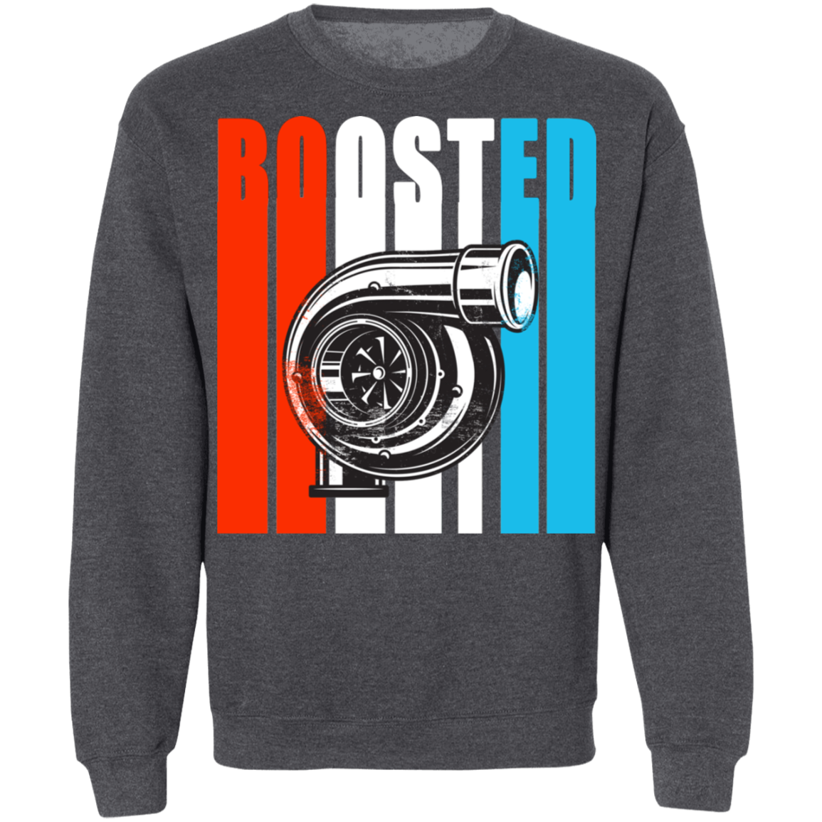 Boosted3 Boosted Turbo Racing Gapped Crewneck Sweatshirt