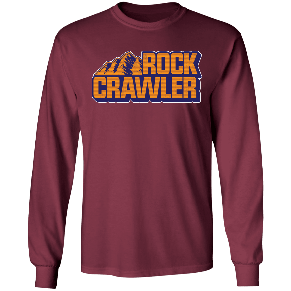 Rock Crawler Off-Road Overlanding Long Sleeve T-Shirt