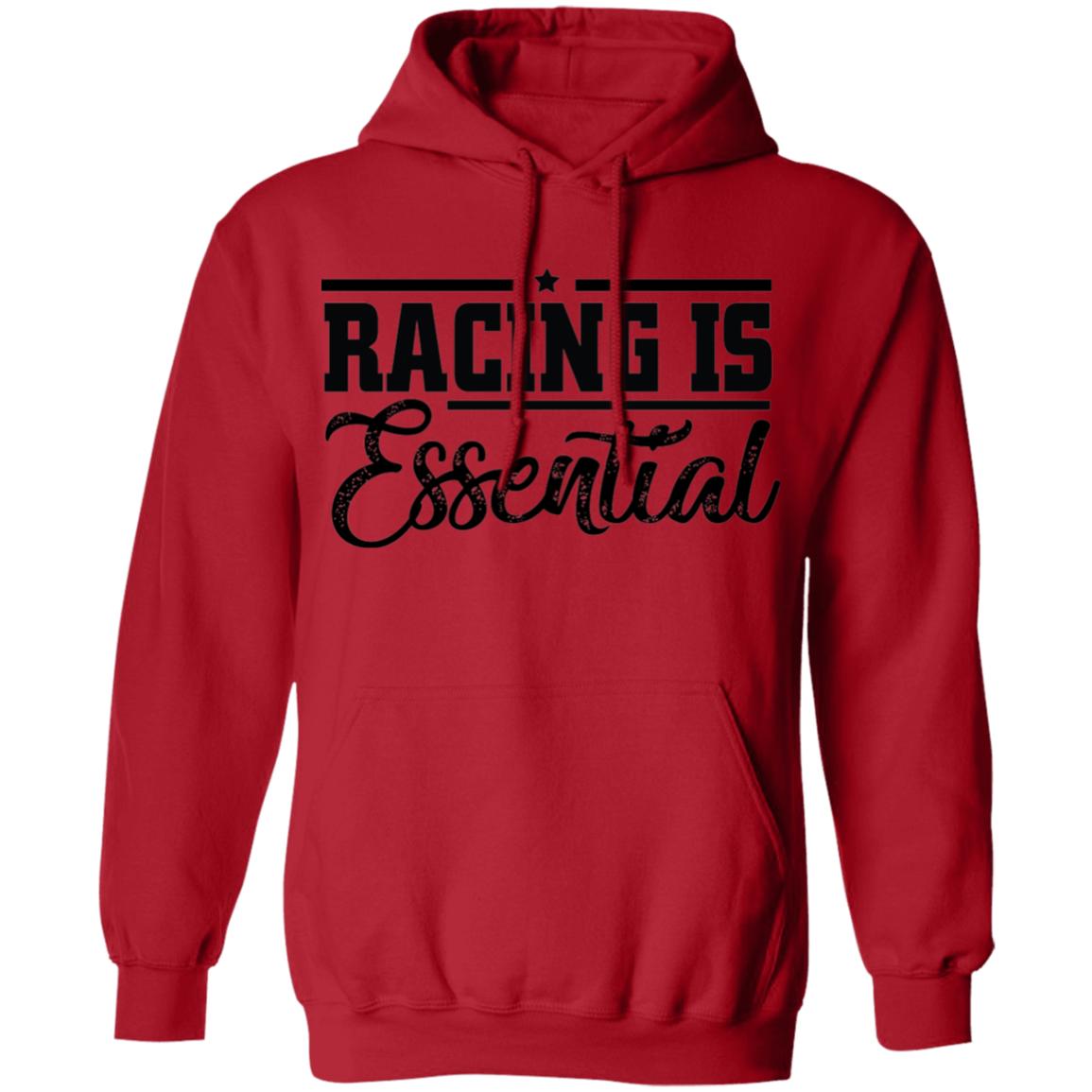 Racing Is Essential Racing Gapped Turbo Boosted Pullover Hoodie