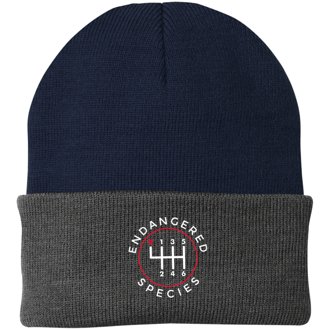 Endangered Species Manual Stick Shift 6-Speed Beanie Cap