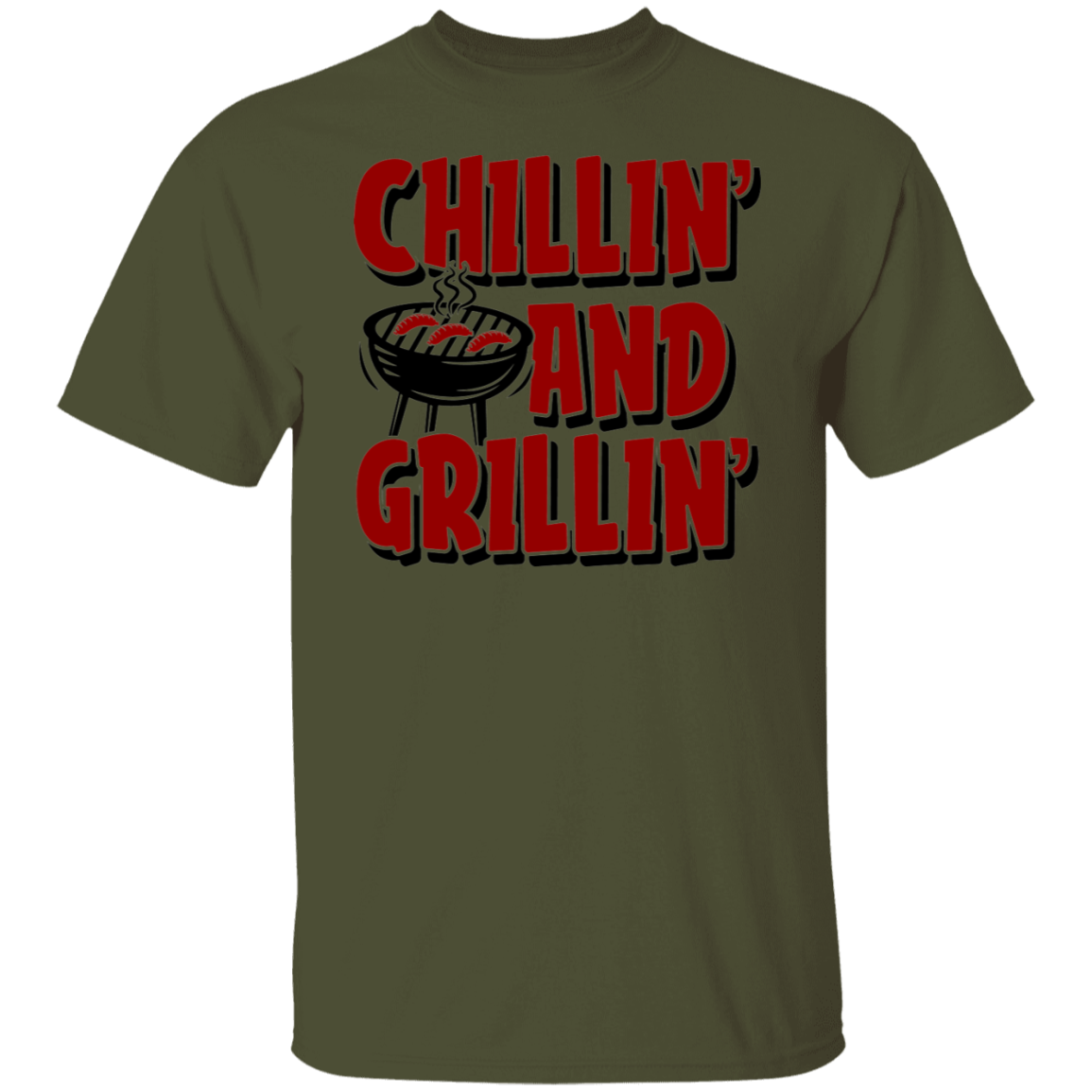 Chillin' and Grillin' BBQ T-Shirt