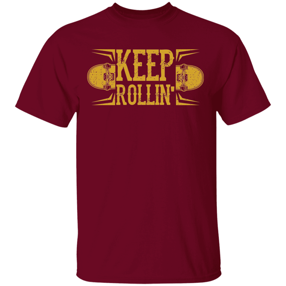 Keep Rollin' Skateboarding Skateboard T-Shirt