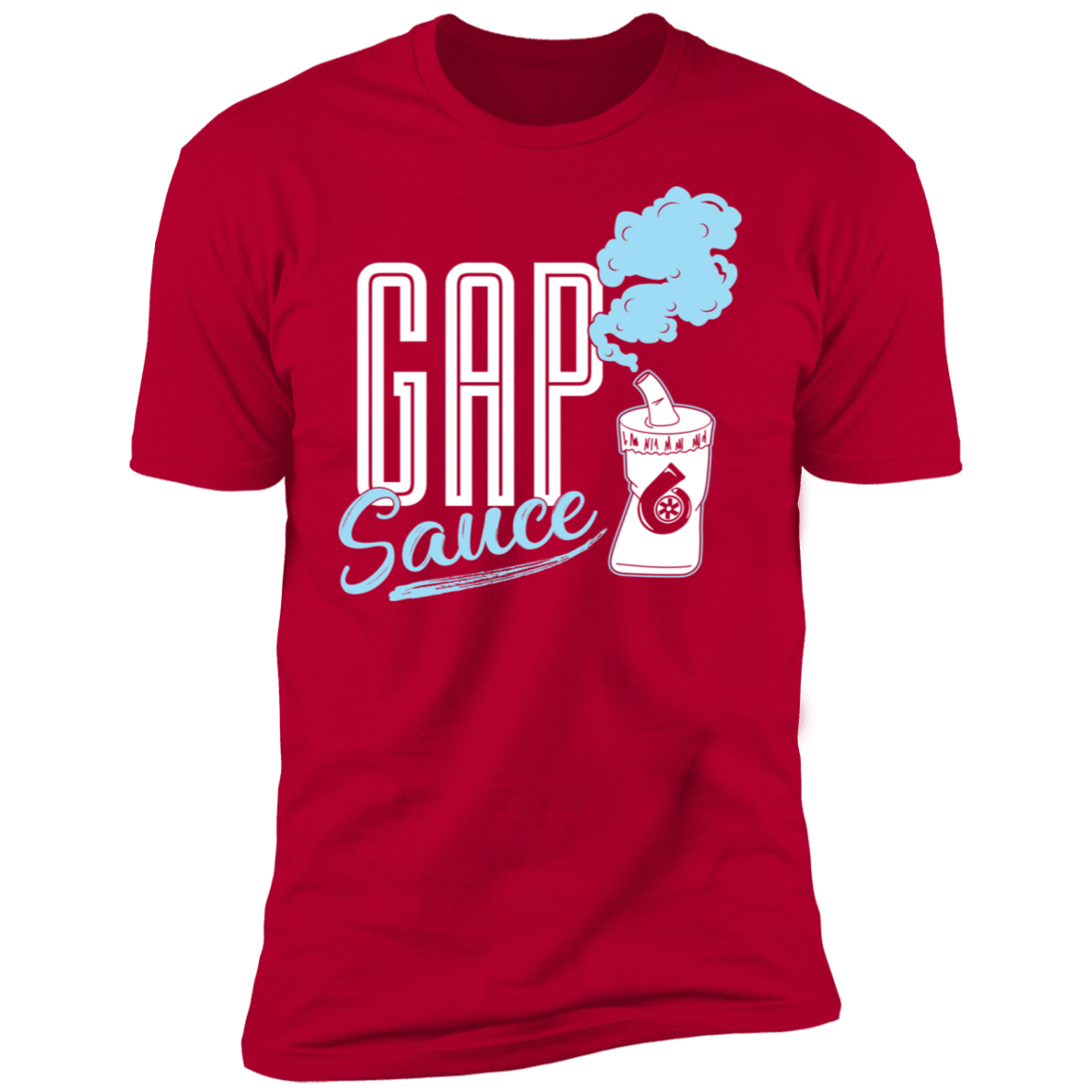 Gap-Sauce Gapplebee's Racing Boosted Turbo Premium Short Sleeve T-Shirt