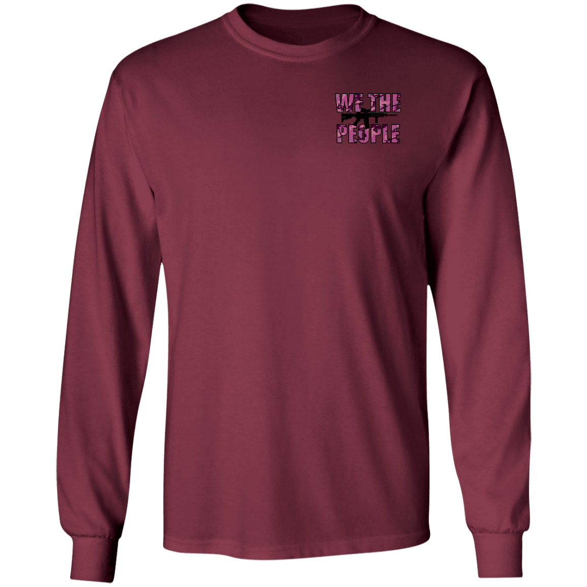 We the People United We Stand Double Sided Long Sleeve T-Shirt