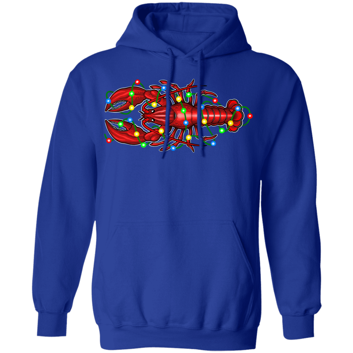 Lobster Merry Christmas Saltwater Pullover Hoodie