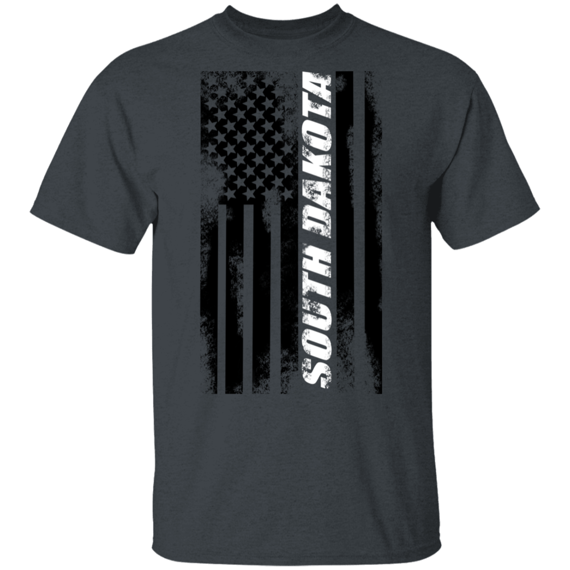 South Dakota American Flag T-Shirt