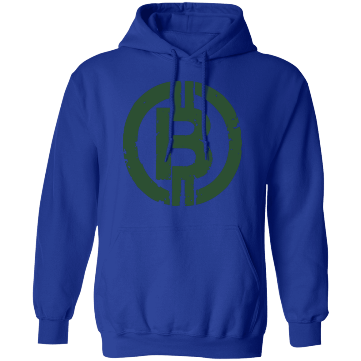 Military Green Bitcoin Hodl Cryptocurrency BTC Pullover Hoodie
