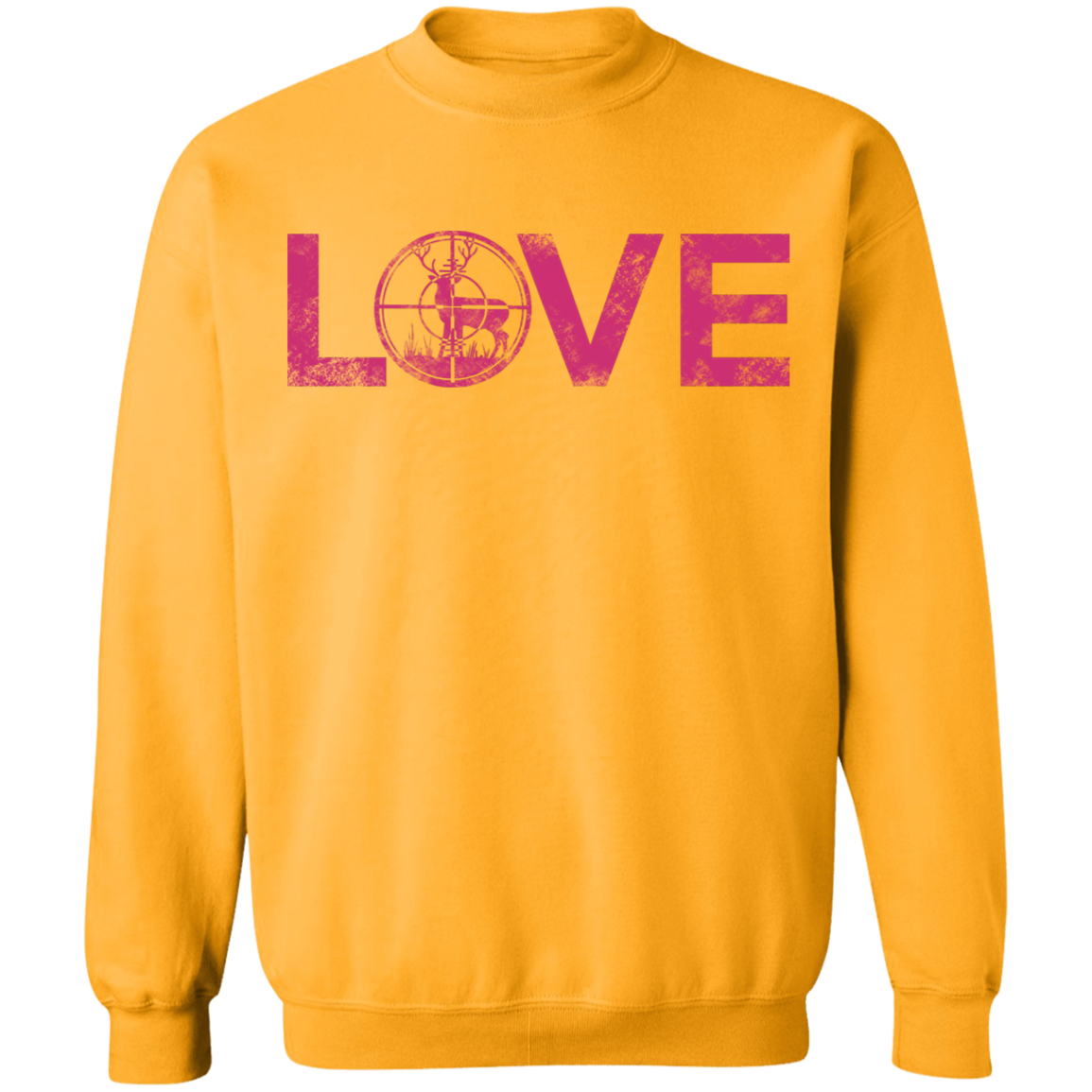 Love Hunting Hunter Pink Crewneck Sweatshirt