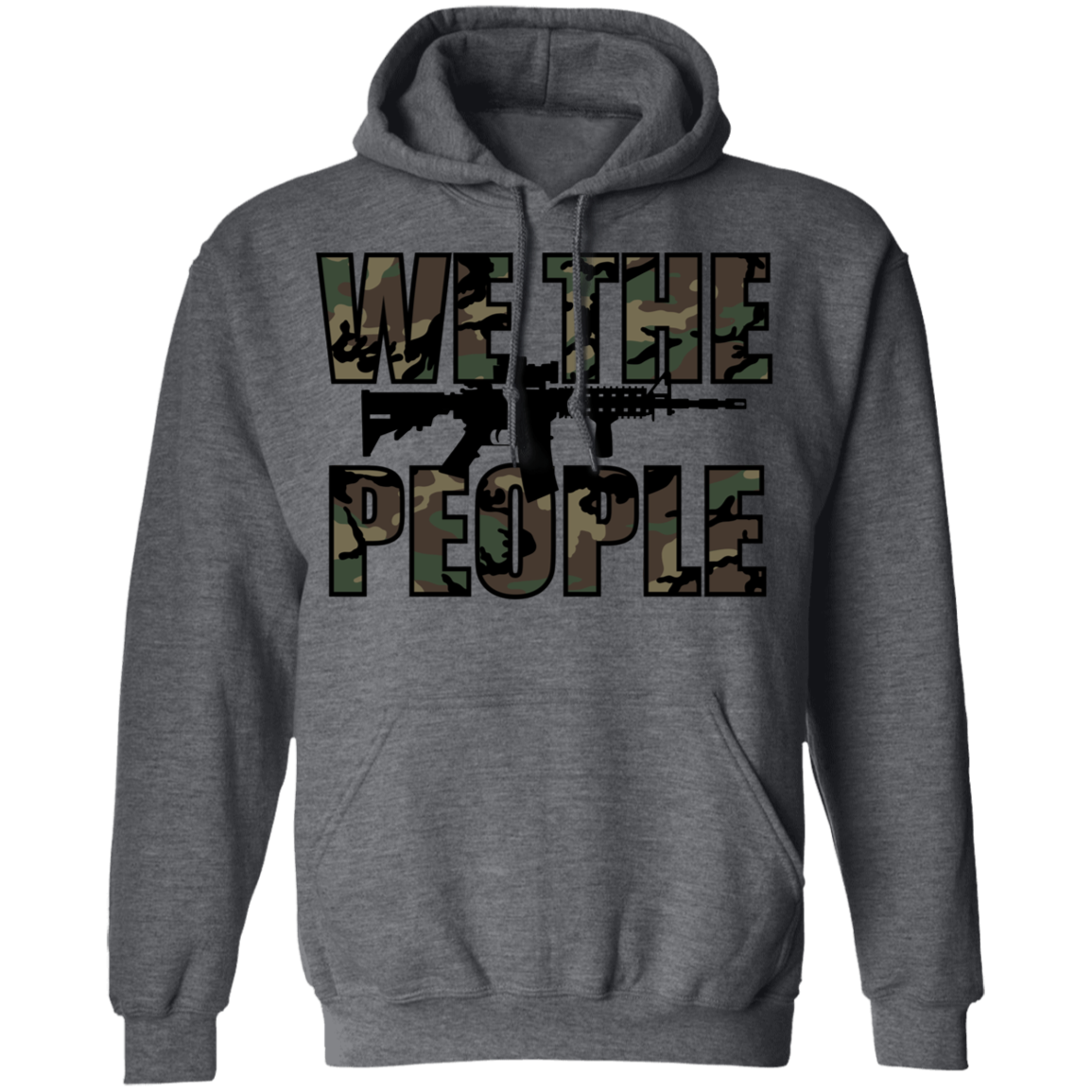 We The People Camouflage Pullover Hoodie