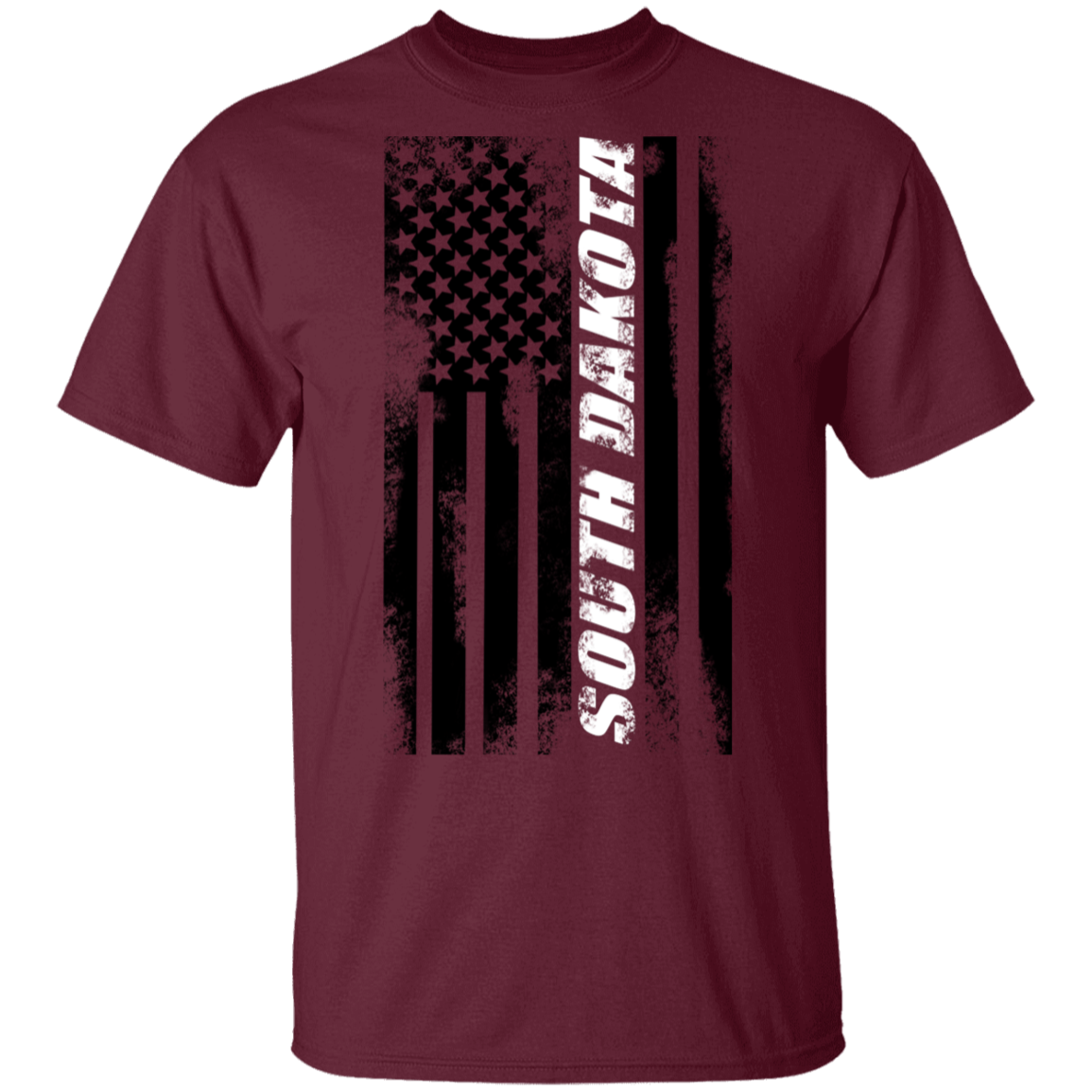 South Dakota American Flag T-Shirt