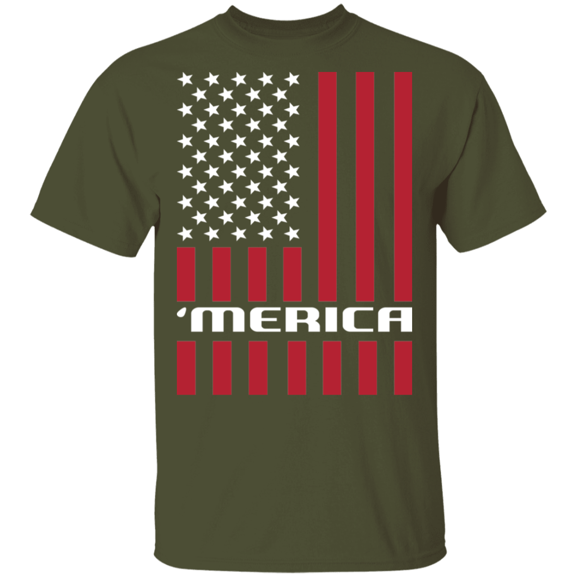 Merica American Flag USA T-Shirt