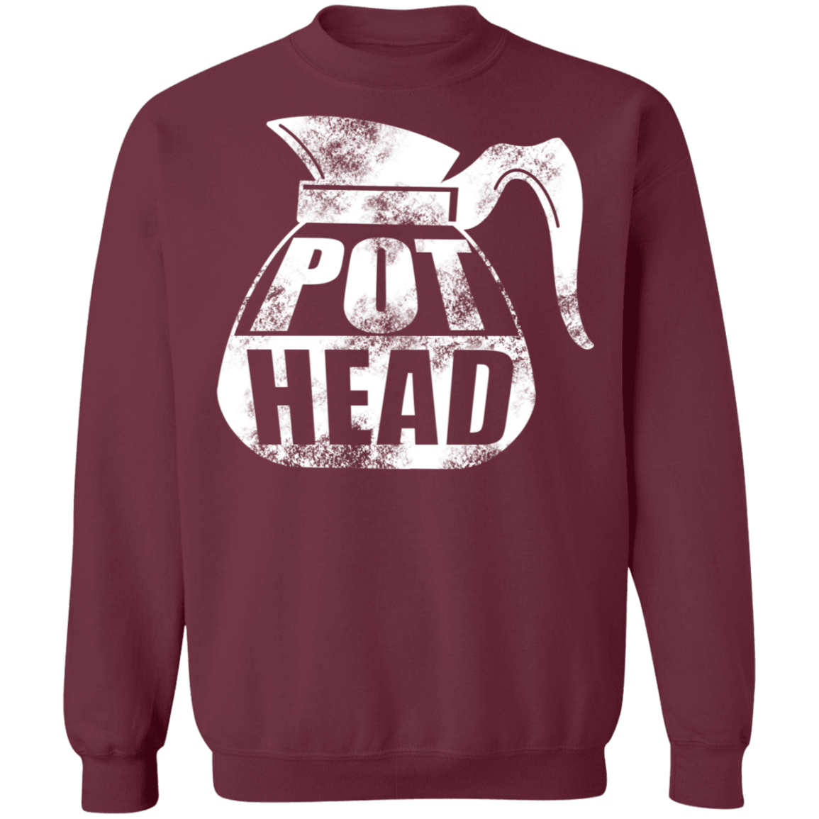 Pot Head Funny Coffee Crewneck Sweatshirt