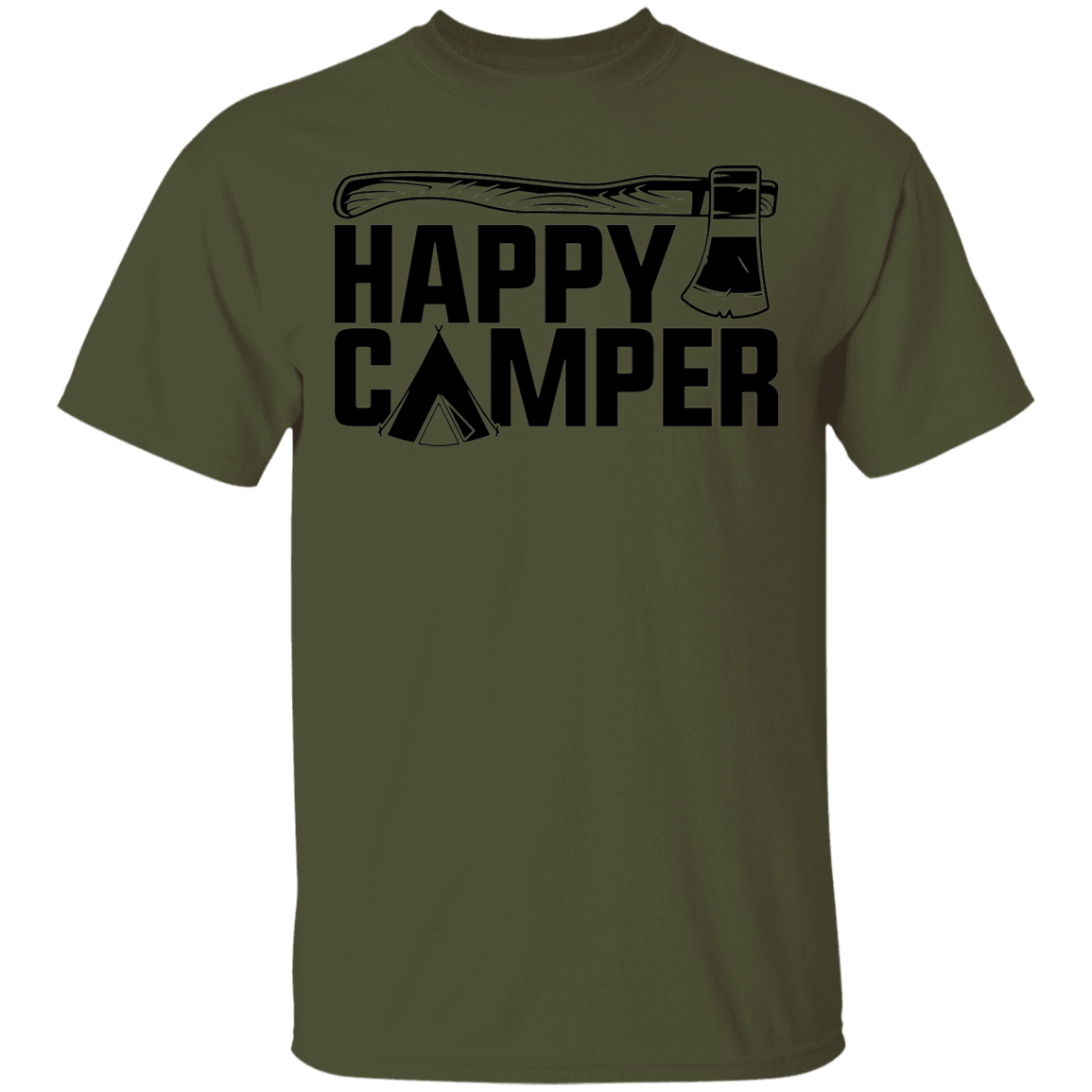 Happy Camper Outdoor Camping T-Shirt