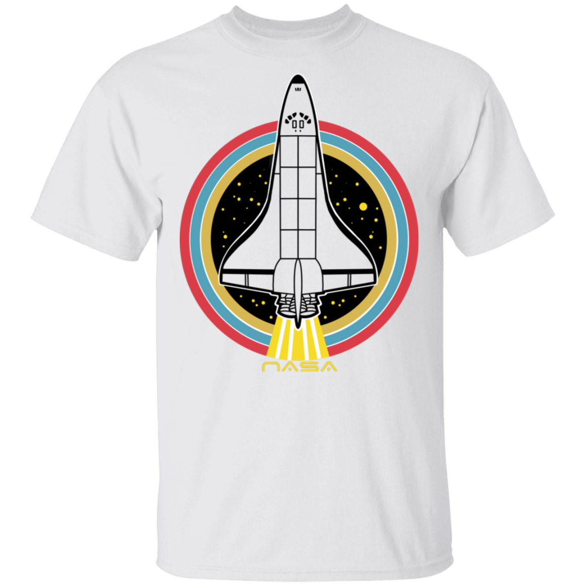 Men's Retro Space Ship T-Shirt